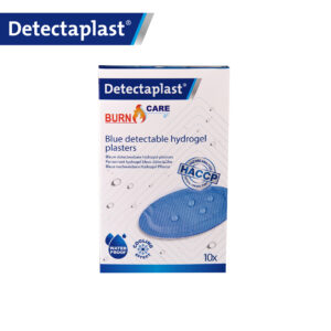 Pansements bleus brûlures détectables électromagnétiques 67x110mm DETECTAPLAST