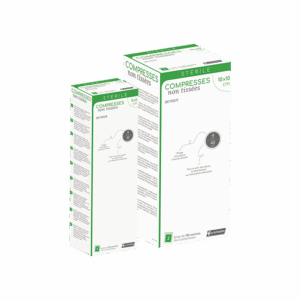 Compresses stériles et non tissées