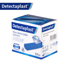 Pansements bleus détectables 25x72mm RAYON X (boite de 100)