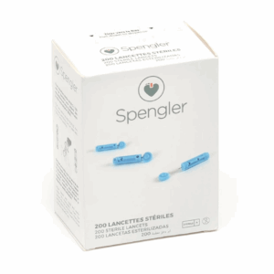 Lancettes pour Autopiqueur de Glucomètre / Lecteur de Glycémie SPENGLER ® JT100 et TB100 - Boîte de 200