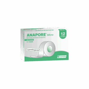 Sparadrap microporeux microperforé sans dévidoir - ANAPORE MICRO ( 2,5cm x 5m )