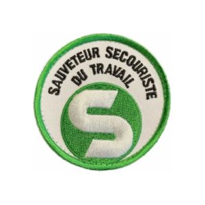 Écusson SST vert brodé