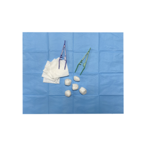 Set de pansement avec tampons et compresses